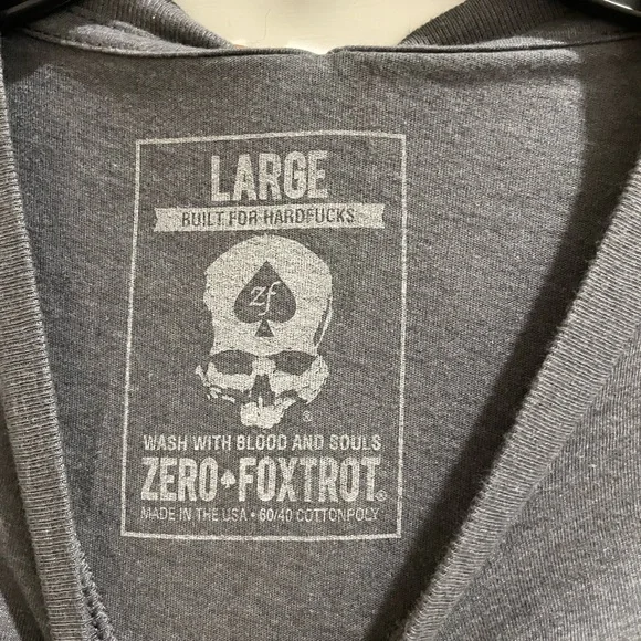 Zero Fox Trot Breach the Devil Within men’s shirt. Size Large. Made in the USA - Picture 10 of 11
